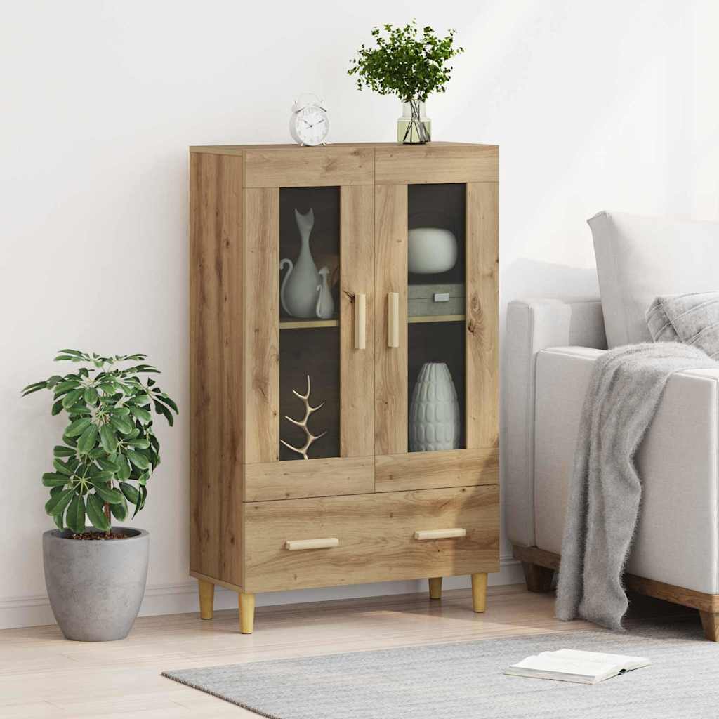 Magasfiú Artisan tölgy 70 x 31 x 115 cm Szerelt Fa