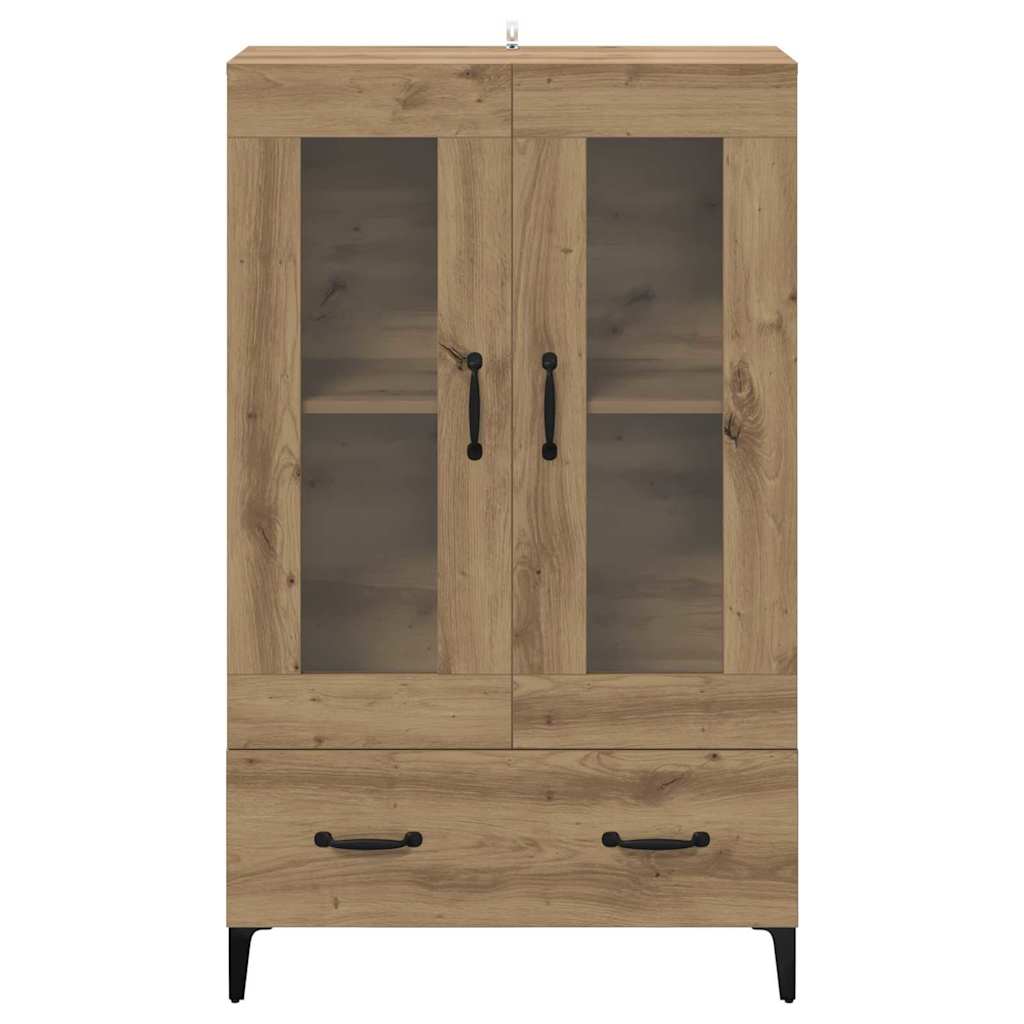 Magasfiú Artisan tölgy 70 x 31 x 115 cm Műszaki fa és vas