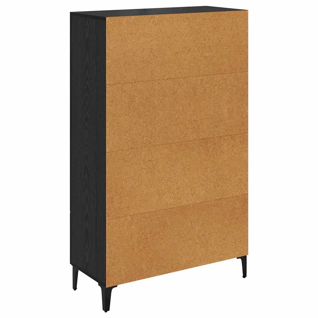 Magasfiú Fekete tölgy 70 x 31 x 115 cm Műszaki fa és vas