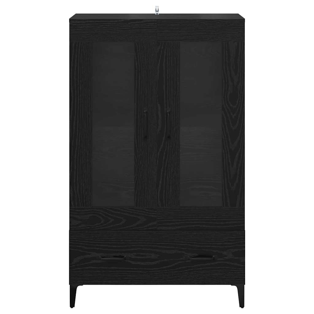Magasfiú Fekete tölgy 70 x 31 x 115 cm Műszaki fa és vas