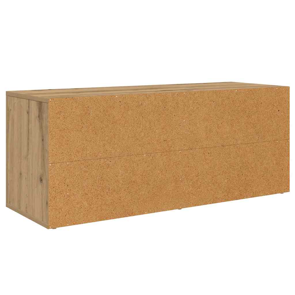 TV szekrény 100 x 35 x 40 cm Artisan tölgy Szerelt Fa
