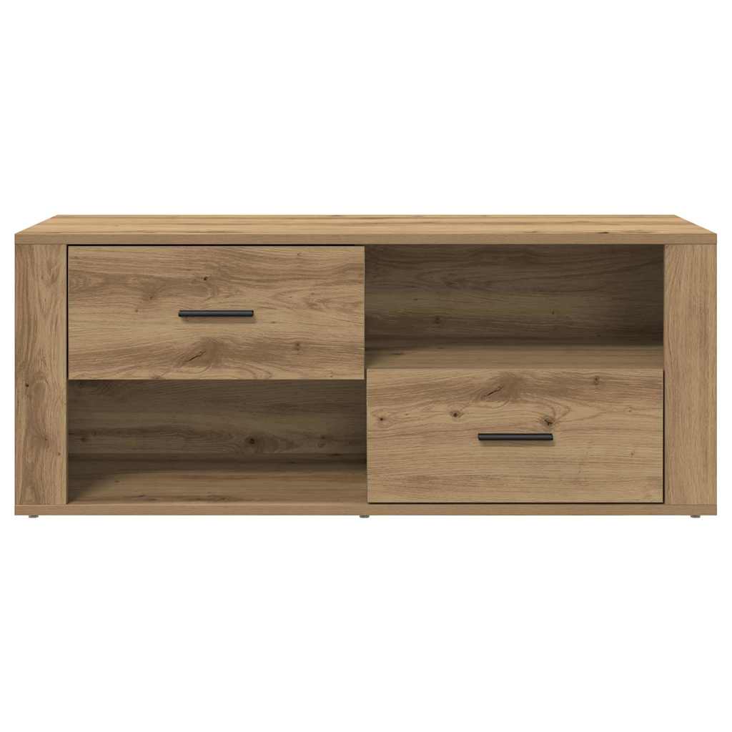 TV szekrény 100 x 35 x 40 cm Artisan tölgy Szerelt Fa