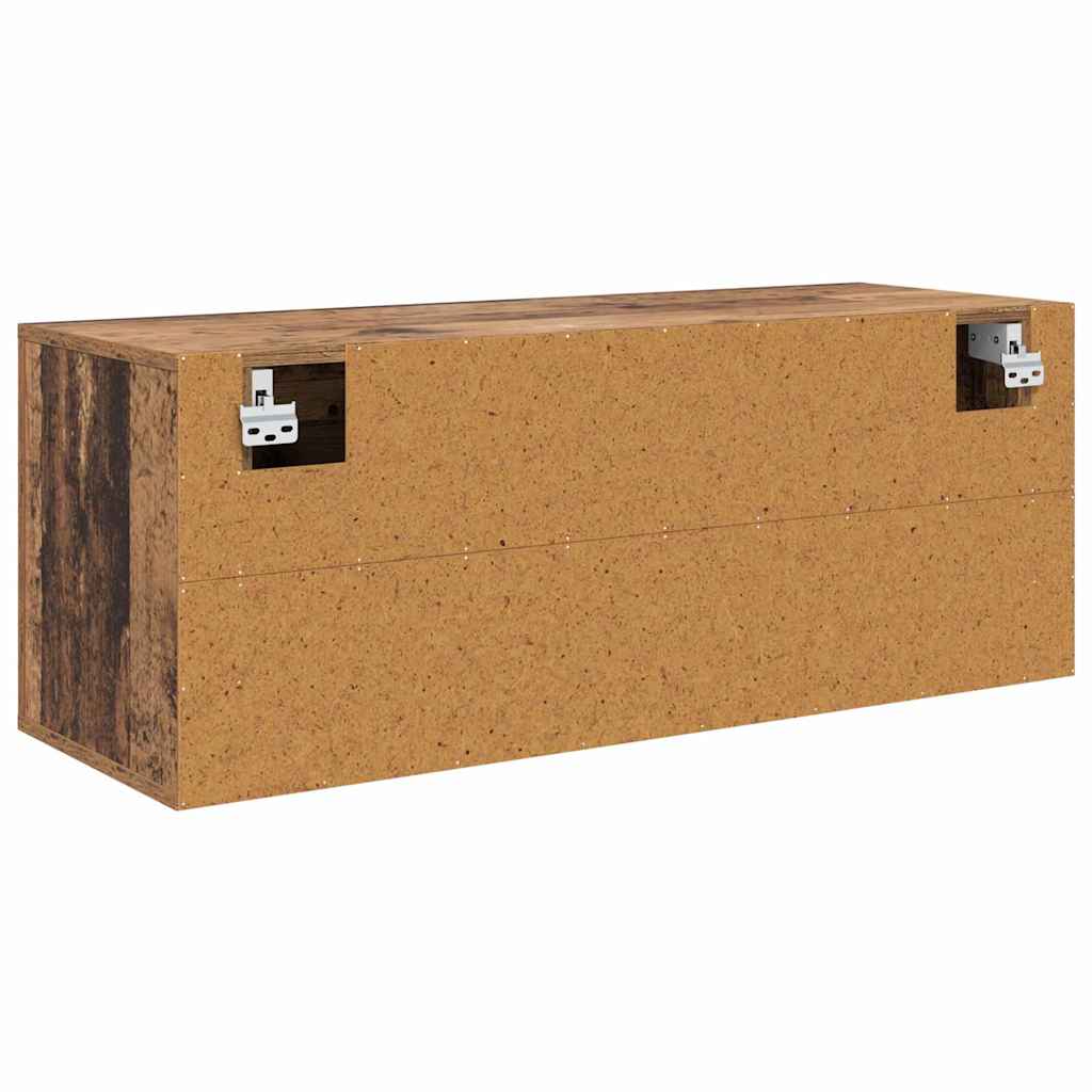 Cipőszekrény 100 x 35 x 38 cm Szerelt Fa Régi fa