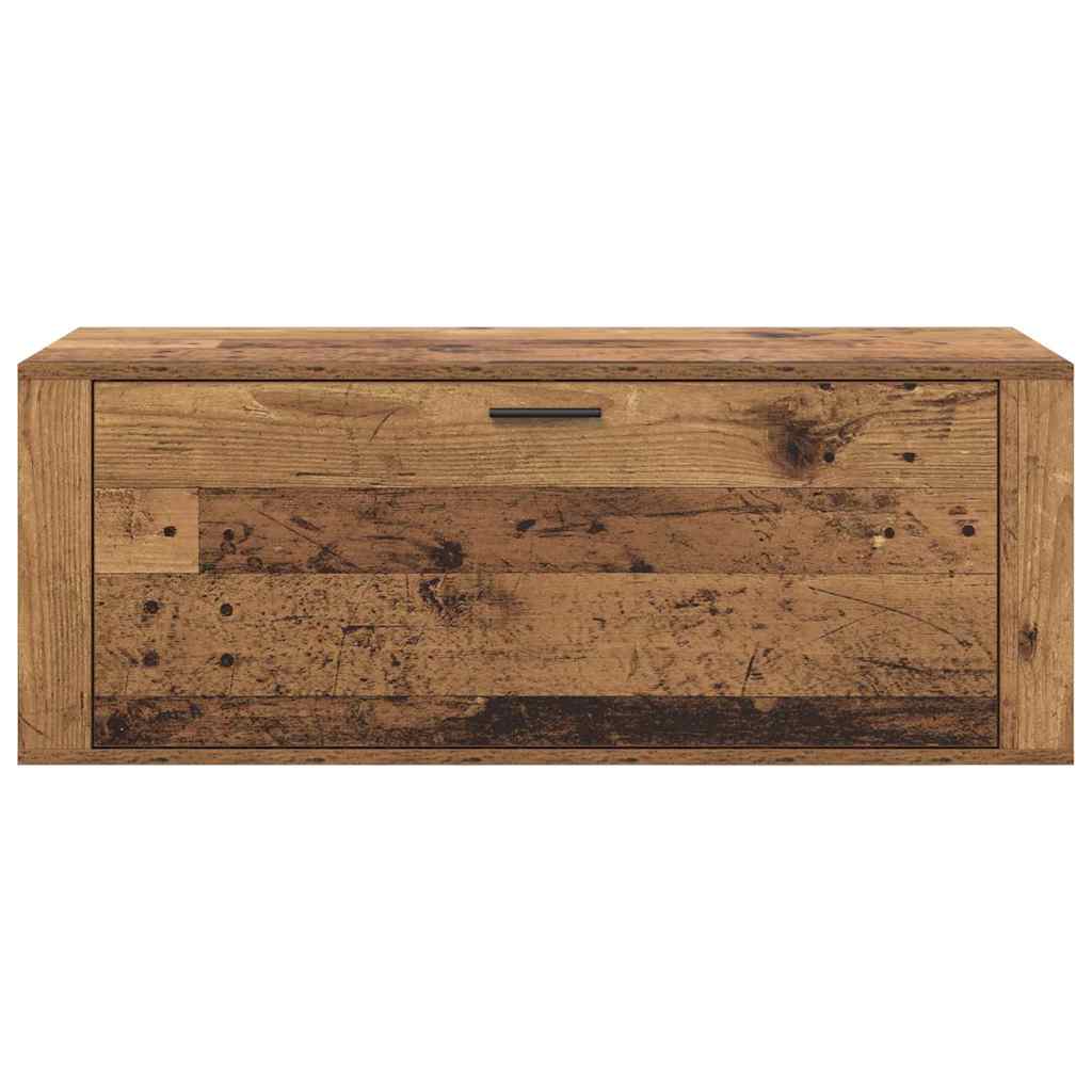 Cipőszekrény 100 x 35 x 38 cm Szerelt Fa Régi fa