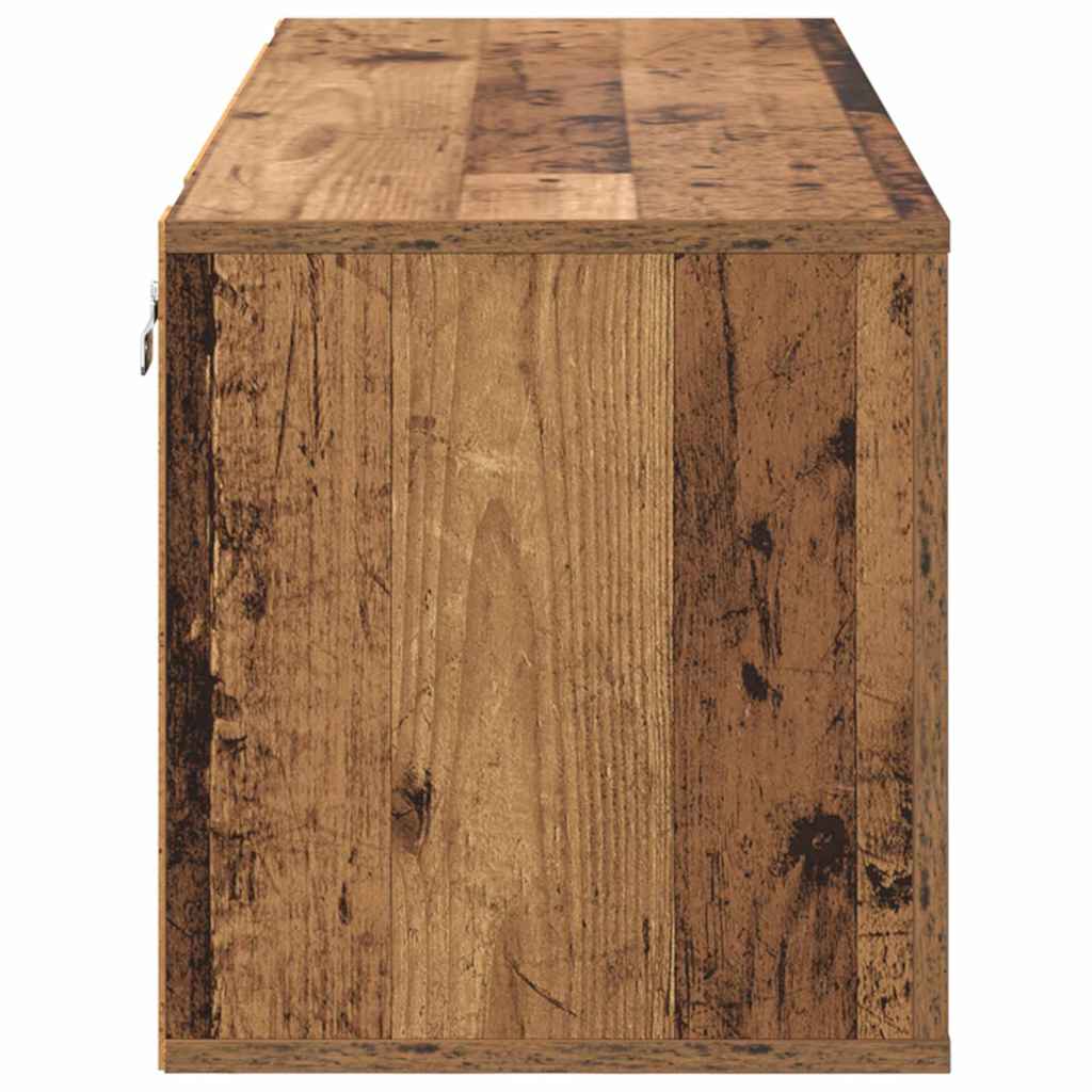 Cipőszekrény 100 x 35 x 38 cm Szerelt Fa Régi fa