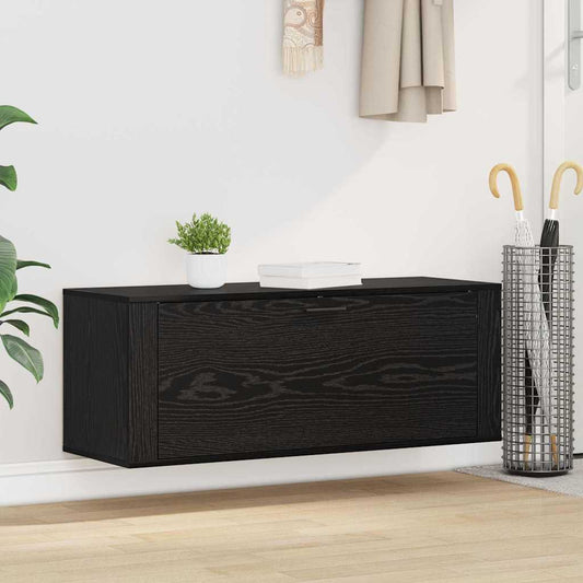 Cipőszekrény polcokkal Musta tammi 100 x 35 x 38 cm Faanyag