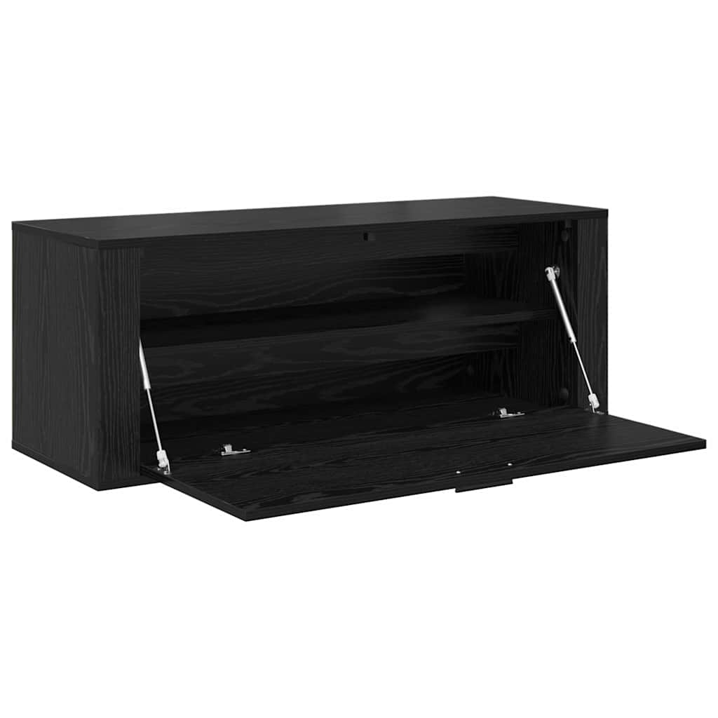 Cipőszekrény 100 x 35 x 38 cm Szerelt Fa Musta tammi