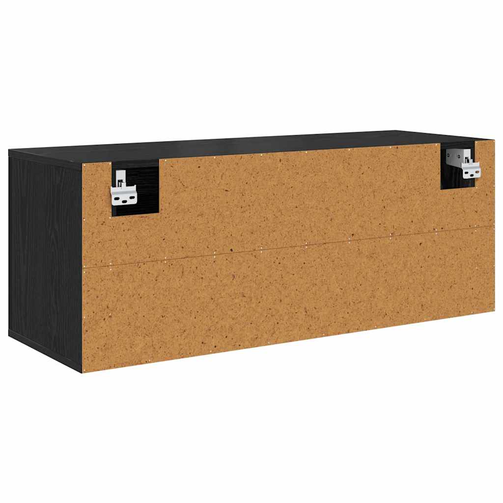 Cipőszekrény 100 x 35 x 38 cm Szerelt Fa Musta tammi