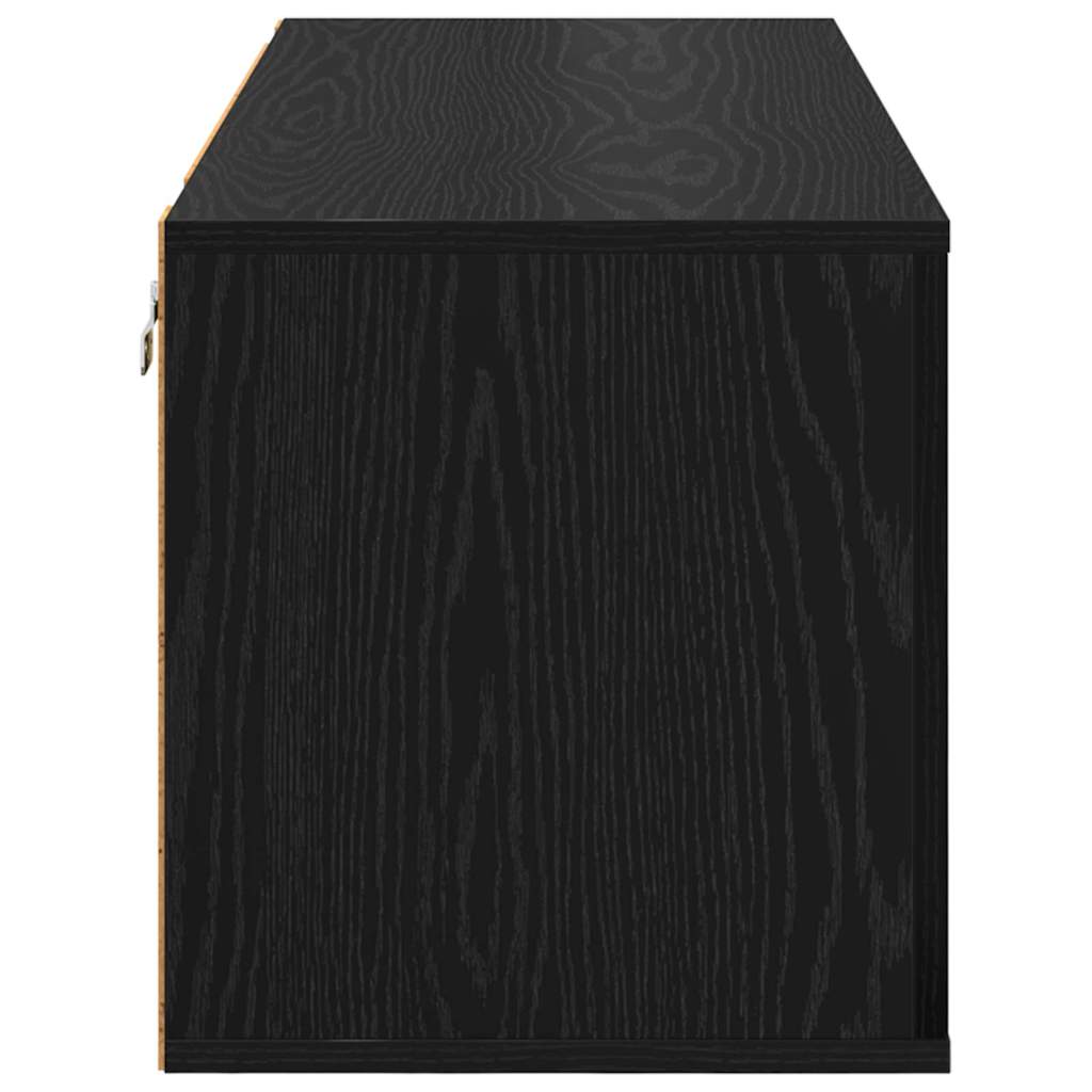 Cipőszekrény 100 x 35 x 38 cm Szerelt Fa Musta tammi