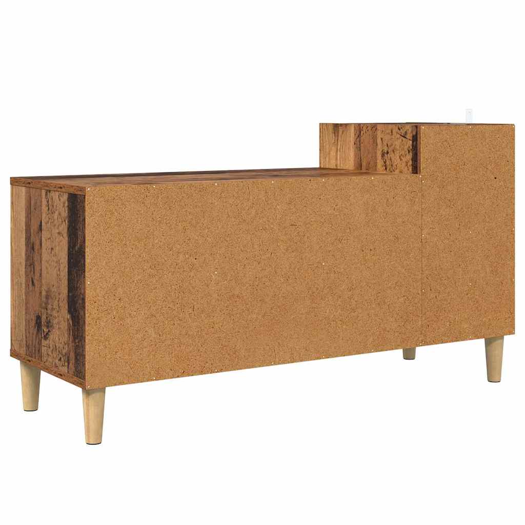 TV szekrény 100 x 35 x 55 cm Öreg fa Szerelt Fa