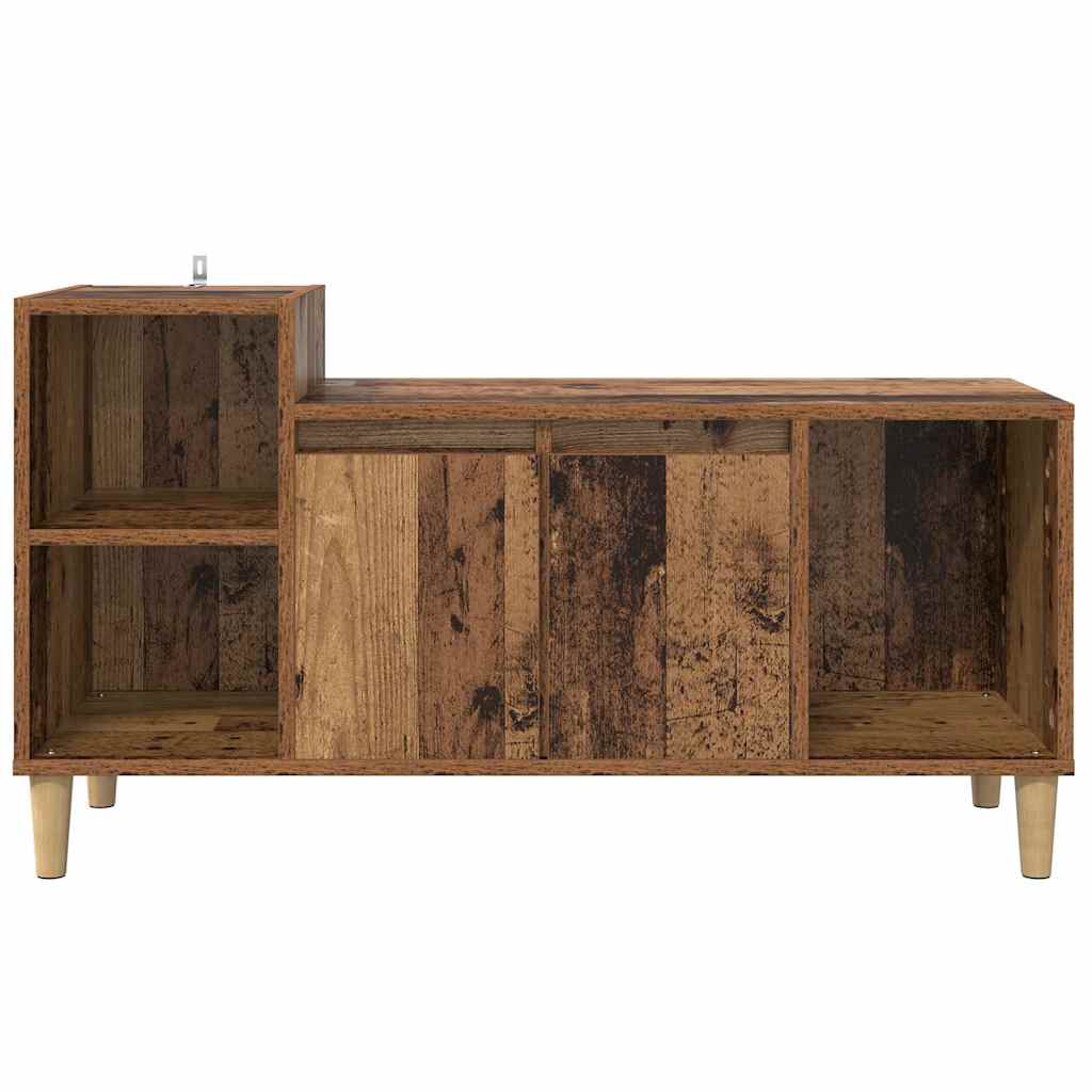 TV szekrény 100 x 35 x 55 cm Öreg fa Szerelt Fa