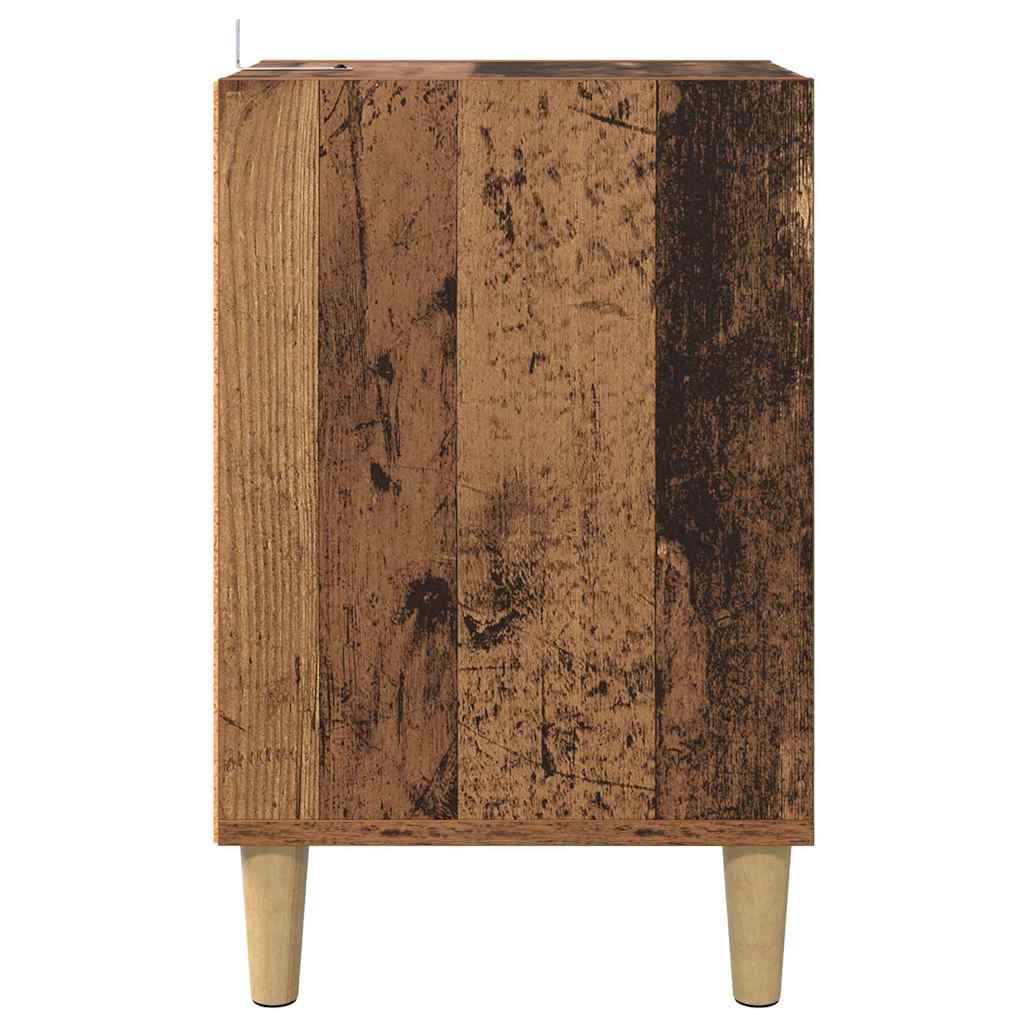 TV szekrény 100 x 35 x 55 cm Öreg fa Szerelt Fa