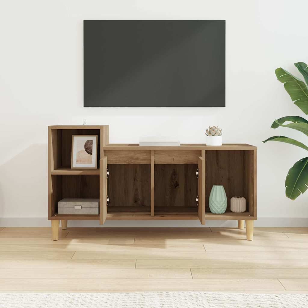 TV szekrény Artisan tölgy 100 x 35 x 55 cm Faanyag
