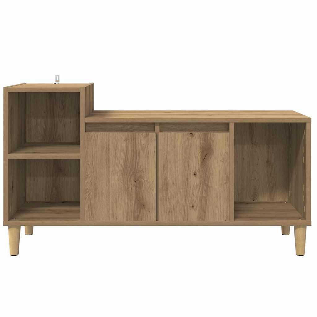 TV szekrény 100 x 35 x 55 cm Artisan tölgy Szerelt Fa