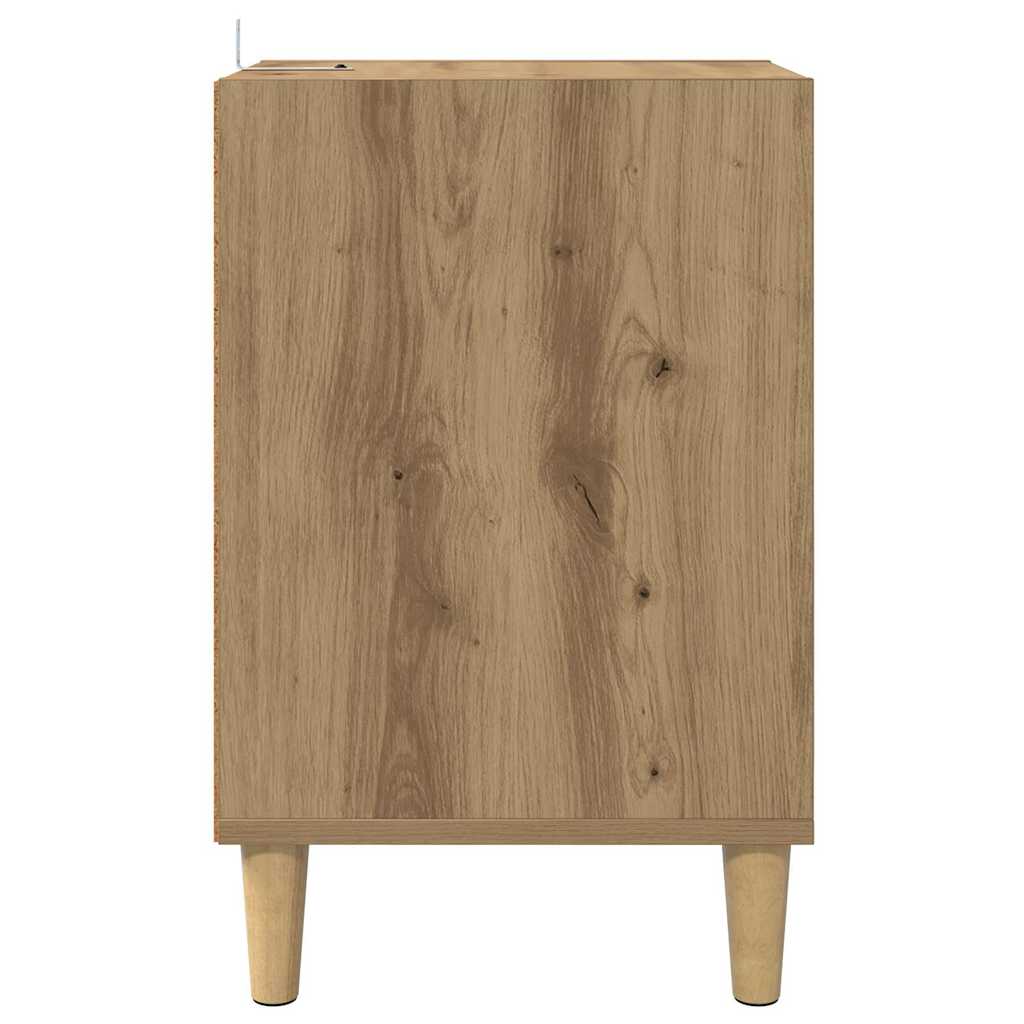 TV szekrény 100 x 35 x 55 cm Artisan tölgy Szerelt Fa
