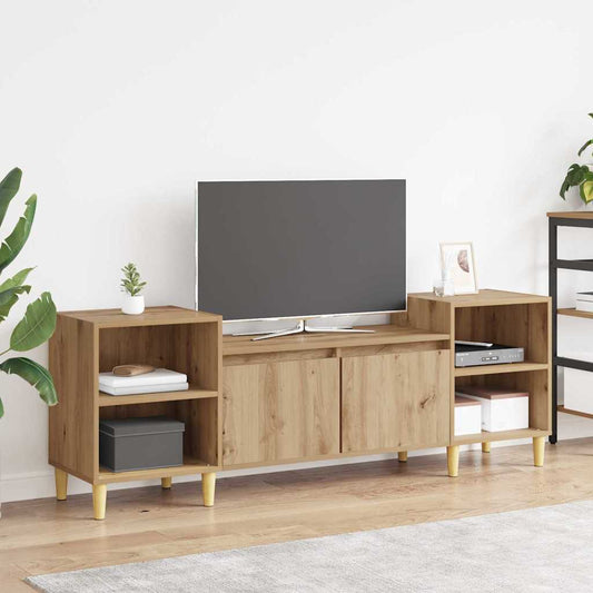 TV szekrény Artisan tölgy 160 x 35 x 55 cm Faanyag