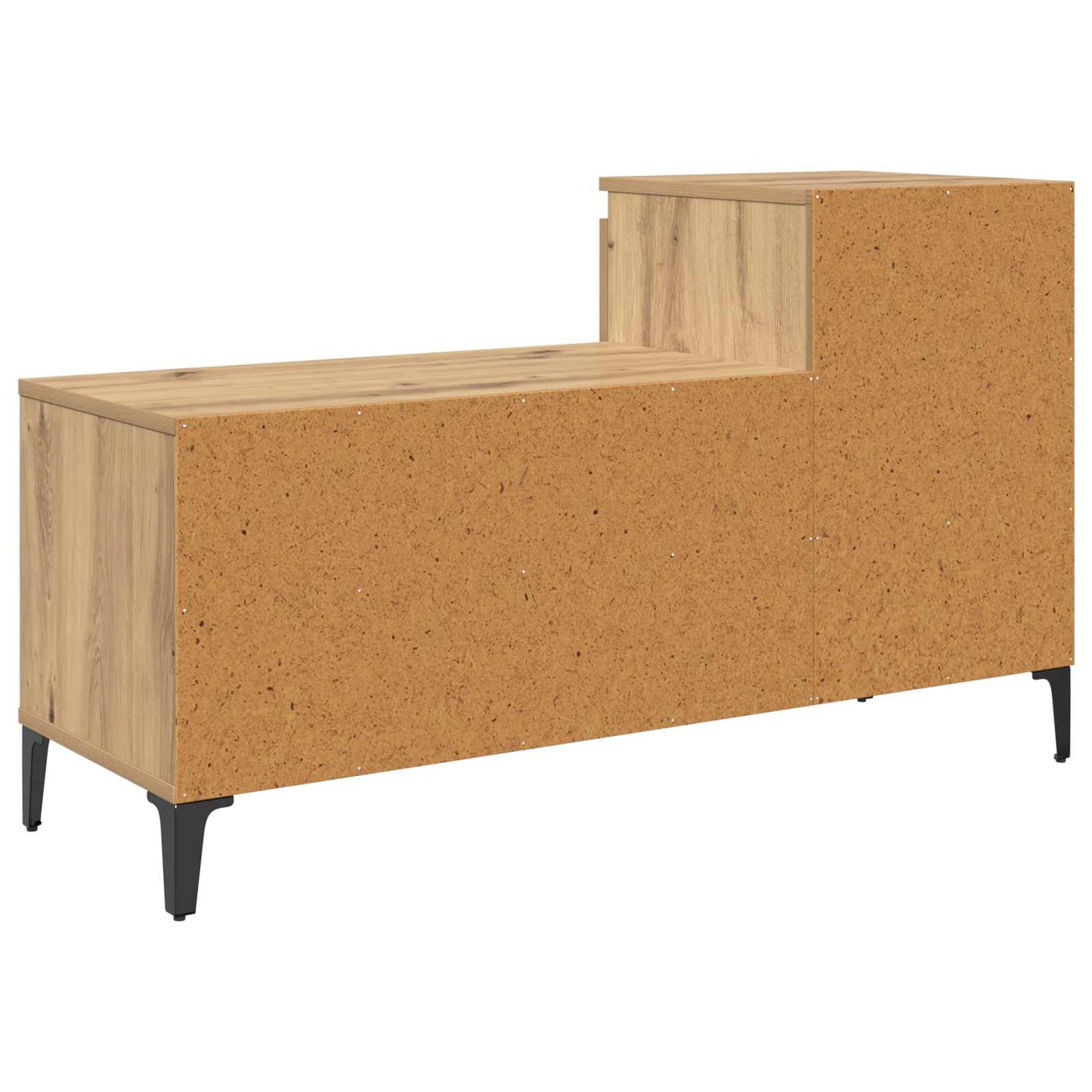 Cipőszekrény 102 x 36 x 60 cm Faanyag kézműves tölgy