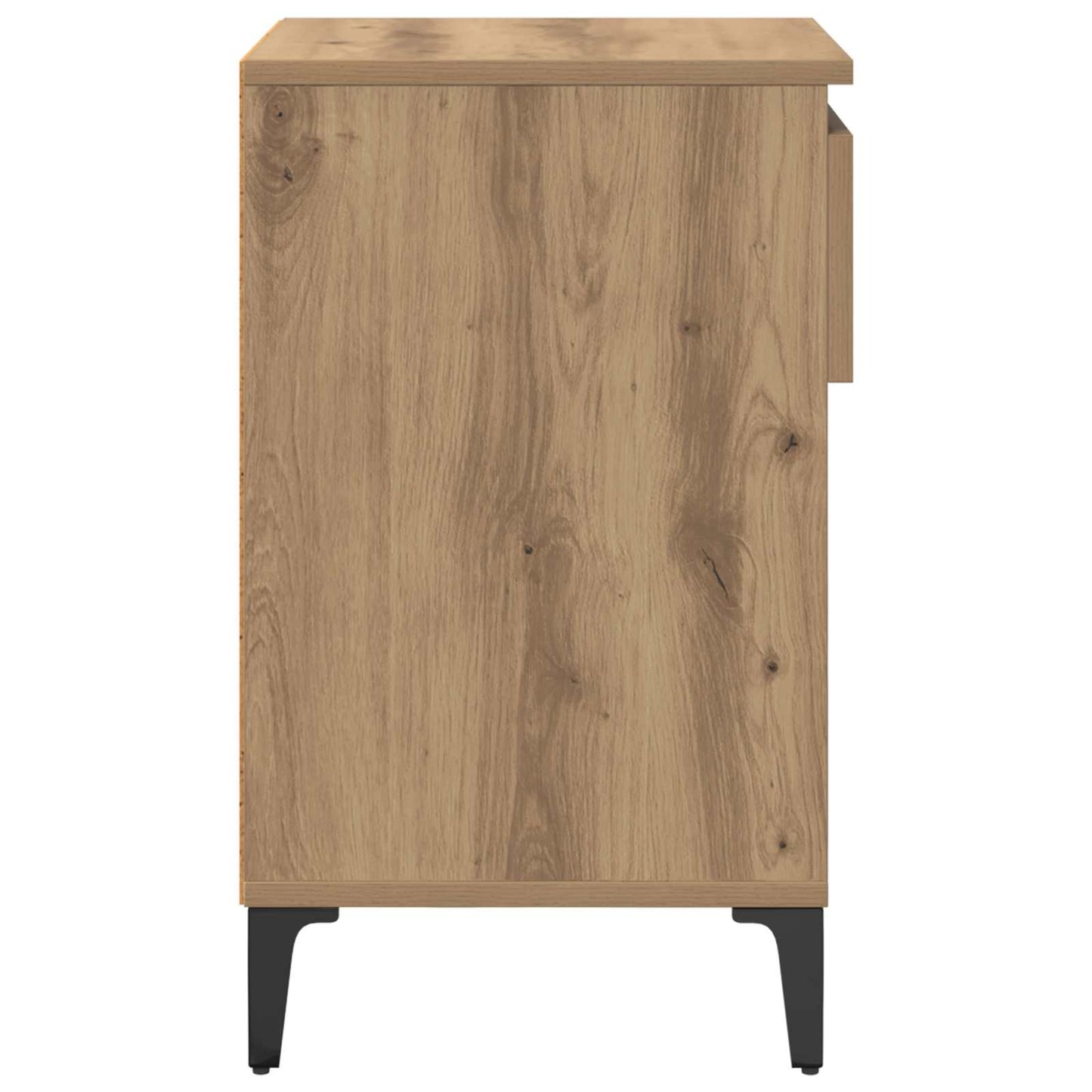 Cipőszekrény 102 x 36 x 60 cm Faanyag kézműves tölgy