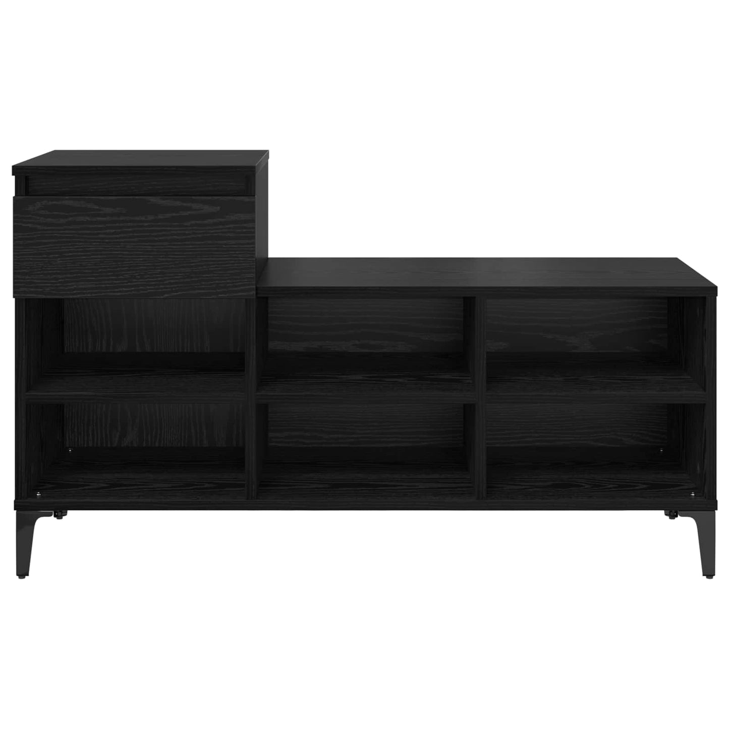 Cipőszekrény 102 x 36 x 60 cm Szerelt Fa Musta tammi