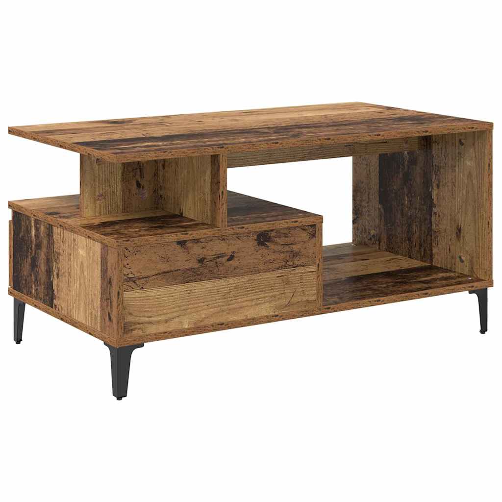 Dohányzóasztal Öreg fa 90 x 49 x 45 cm Szerelt Fa
