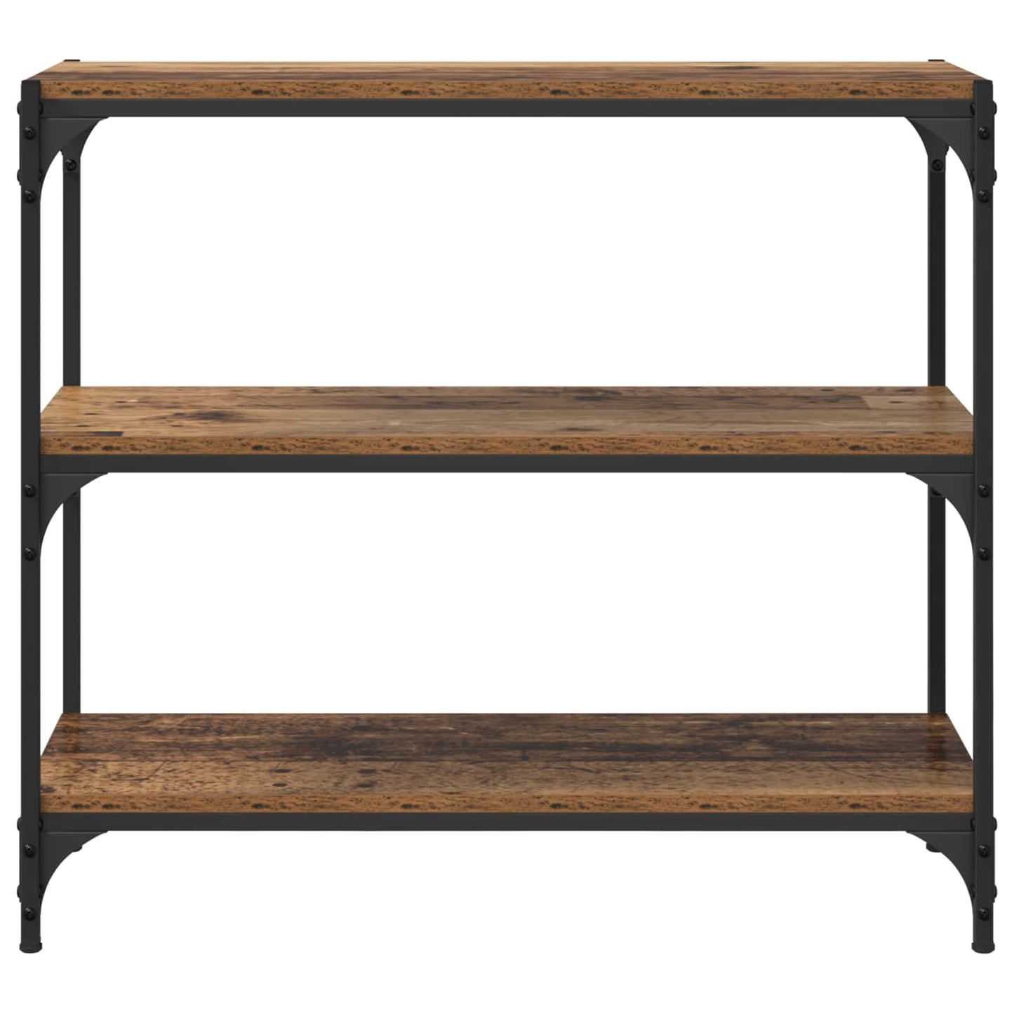 Könyvespolc Öreg fa 80 x 33 x 70,5 cm Műszaki fa és vas