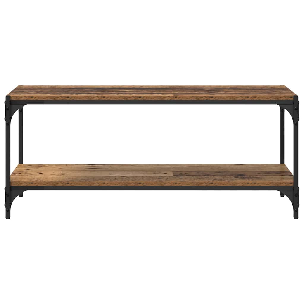 TV szekrény Öreg fa 100x33x41cm Műszaki fa és vas