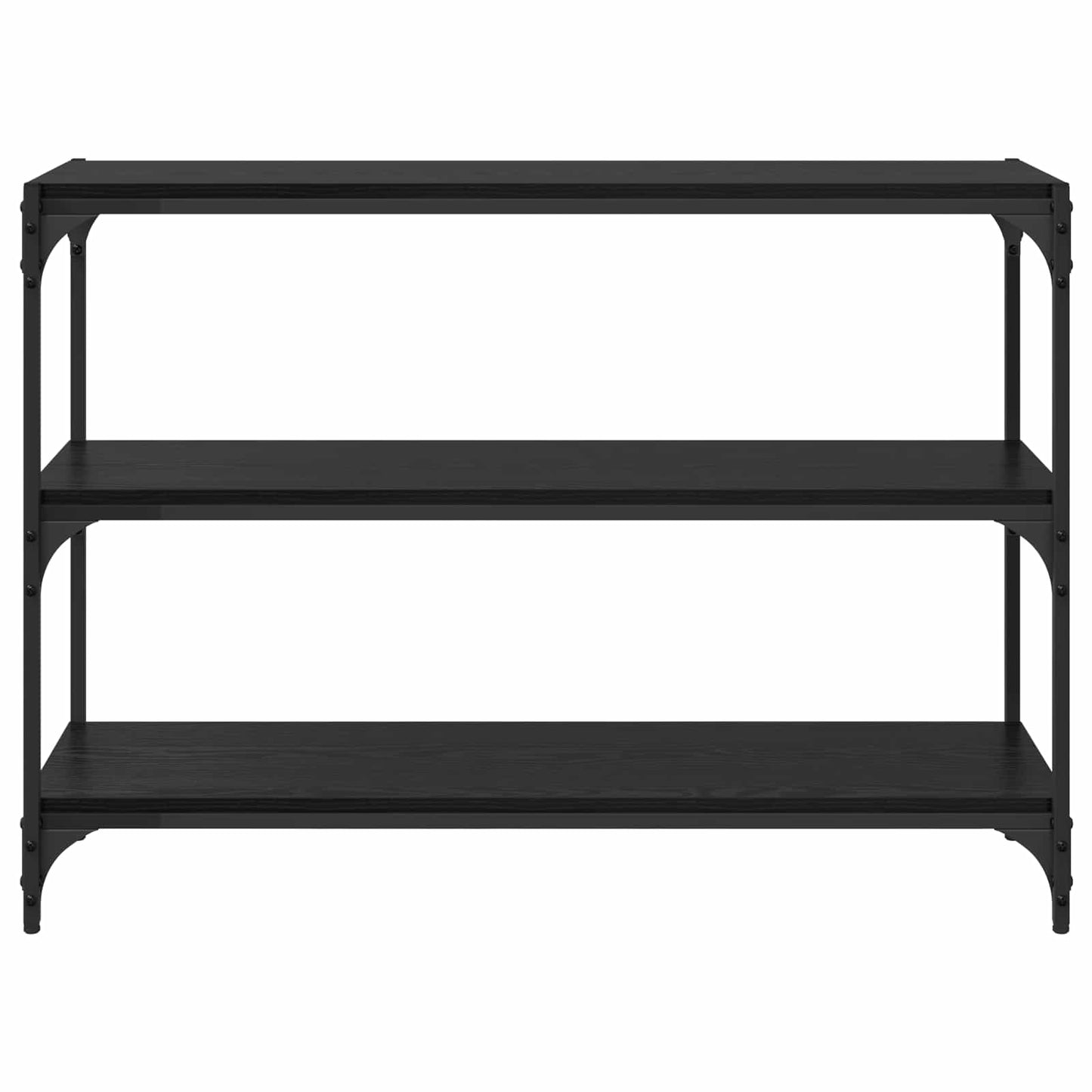 Könyvespolc Musta tammi 100 x 33 x 70,5 cm Műszaki fa és vas
