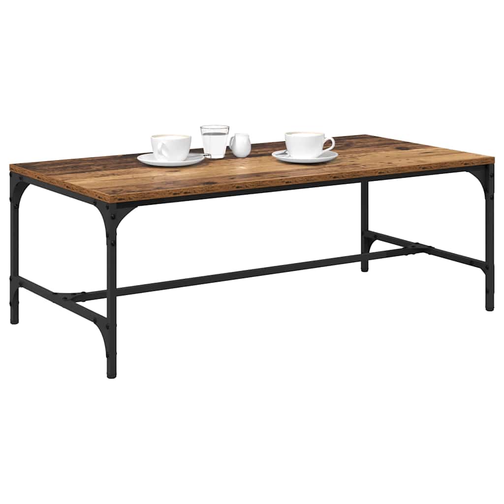 Dohányzóasztal Öreg fa 100 x 50 x 35 cm Szerelt Fa