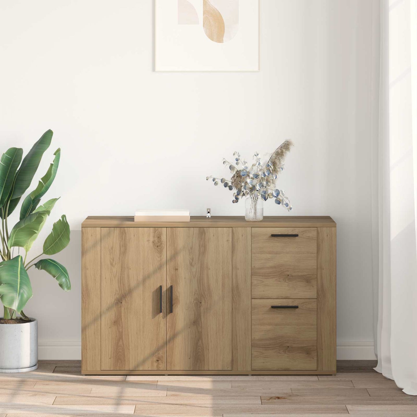 Széf Artisan tölgy 100 x 33 x 59.5 cm Szerelt Fa
