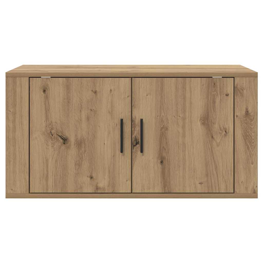 Fali TV Szekrény kézműves tölgy 80 x 34.5 x 40 cm Faanyag