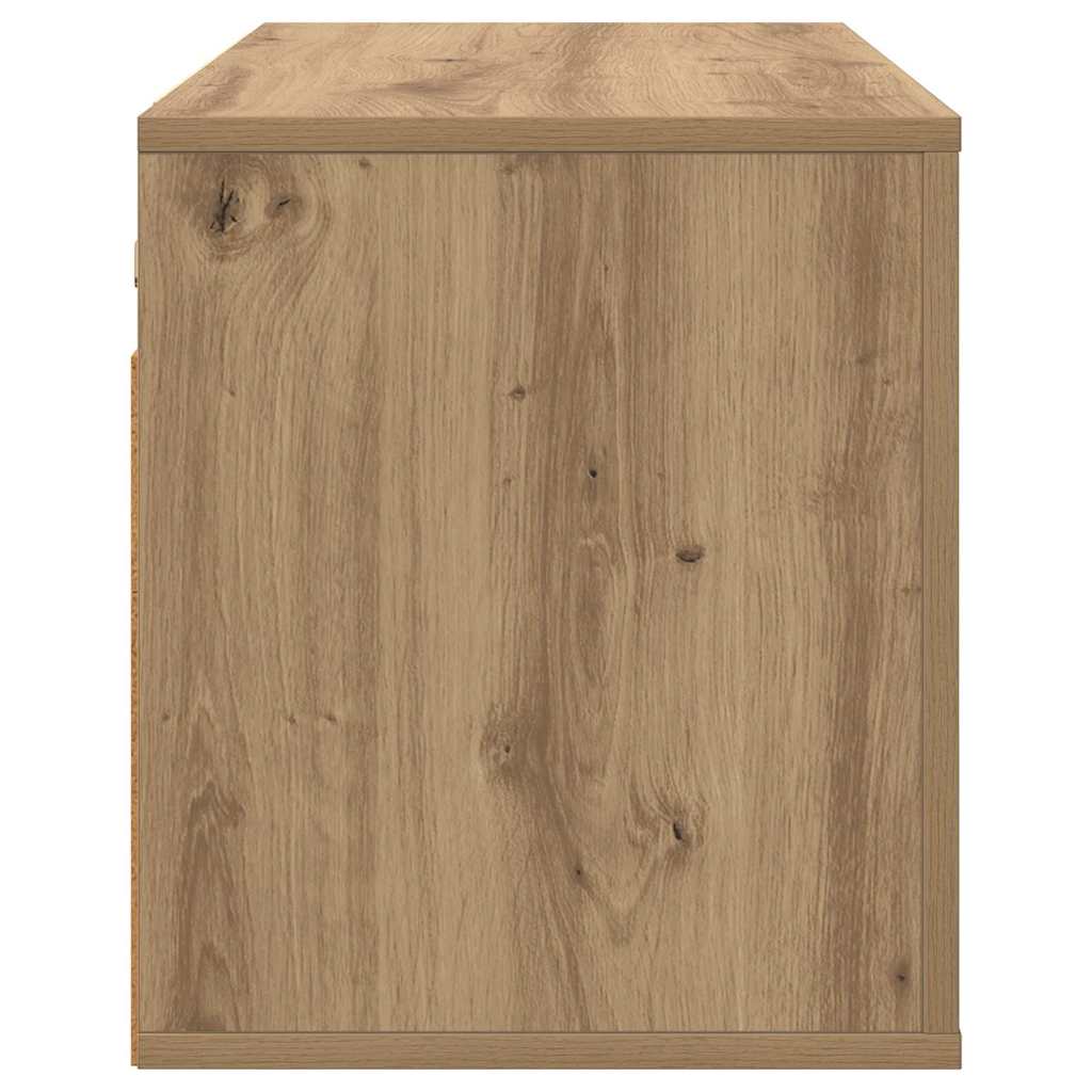 Fali TV Szekrény kézműves tölgy 80 x 34.5 x 40 cm Faanyag