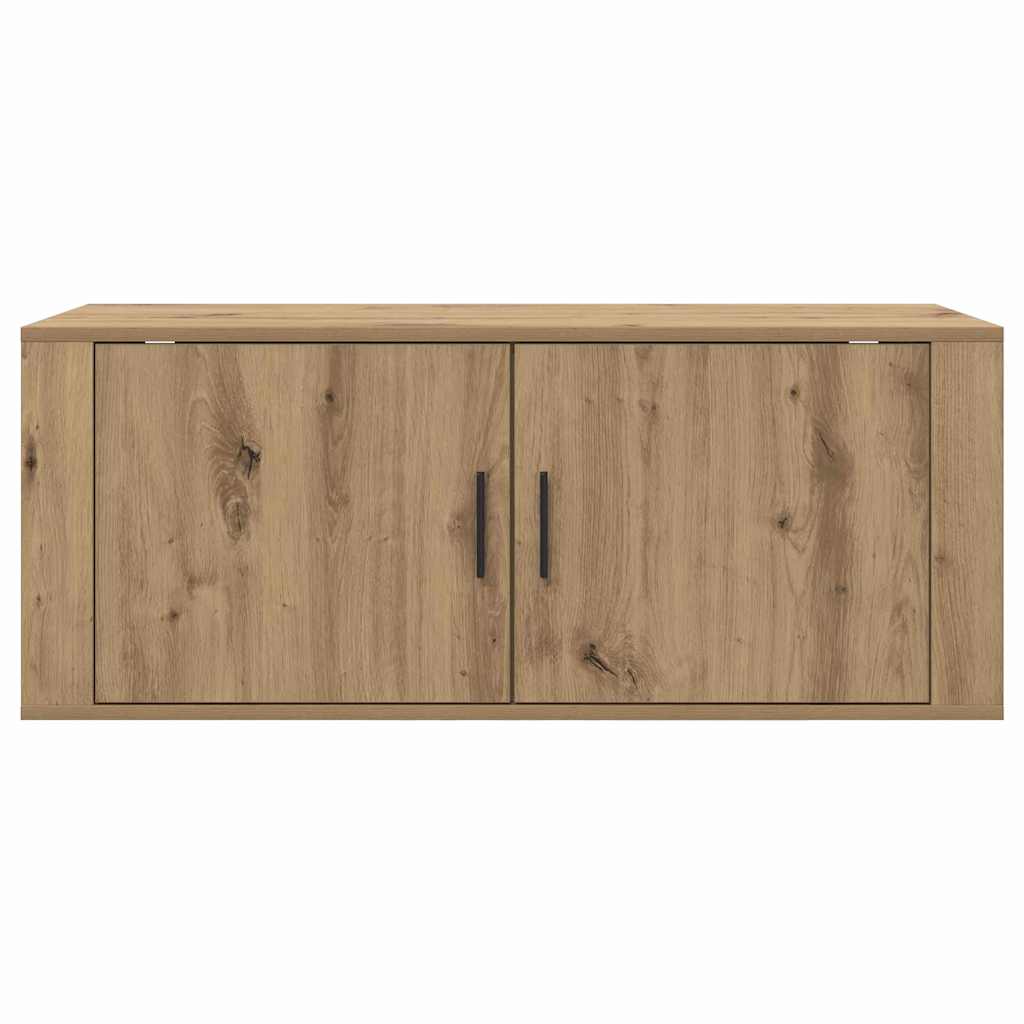 Fali TV Szekrény 100 x 34,5 x 40 cm Artisan tölgy Szerelt Fa
