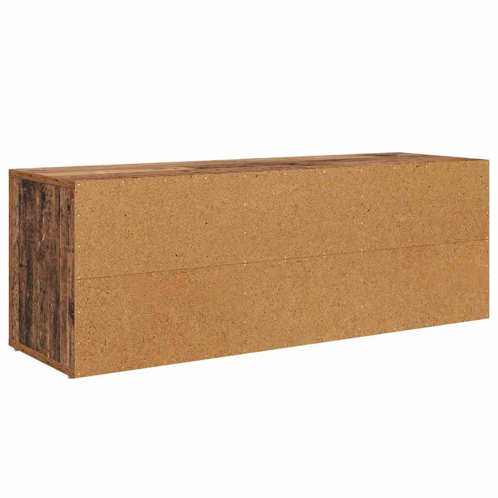 TV szekrény 100 x 31,5 x 35 cm Öreg fa Szerelt Fa