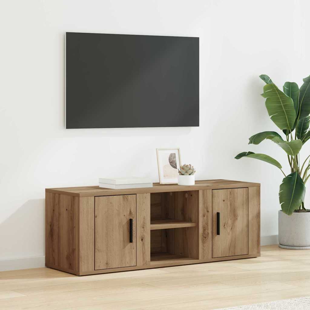 TV szekrény Artisan tölgy 100 x 31,5 x 35 cm Faanyag