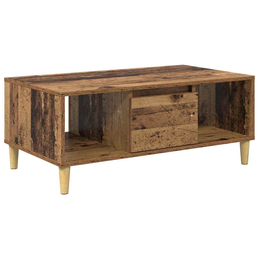 Dohányzóasztal Öreg fa 90 x 50 x 26.5 cm Szerelt Fa