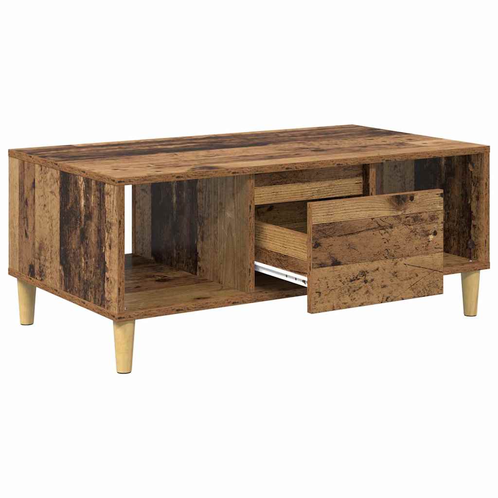 Dohányzóasztal Öreg fa 90 x 50 x 26.5 cm Szerelt Fa