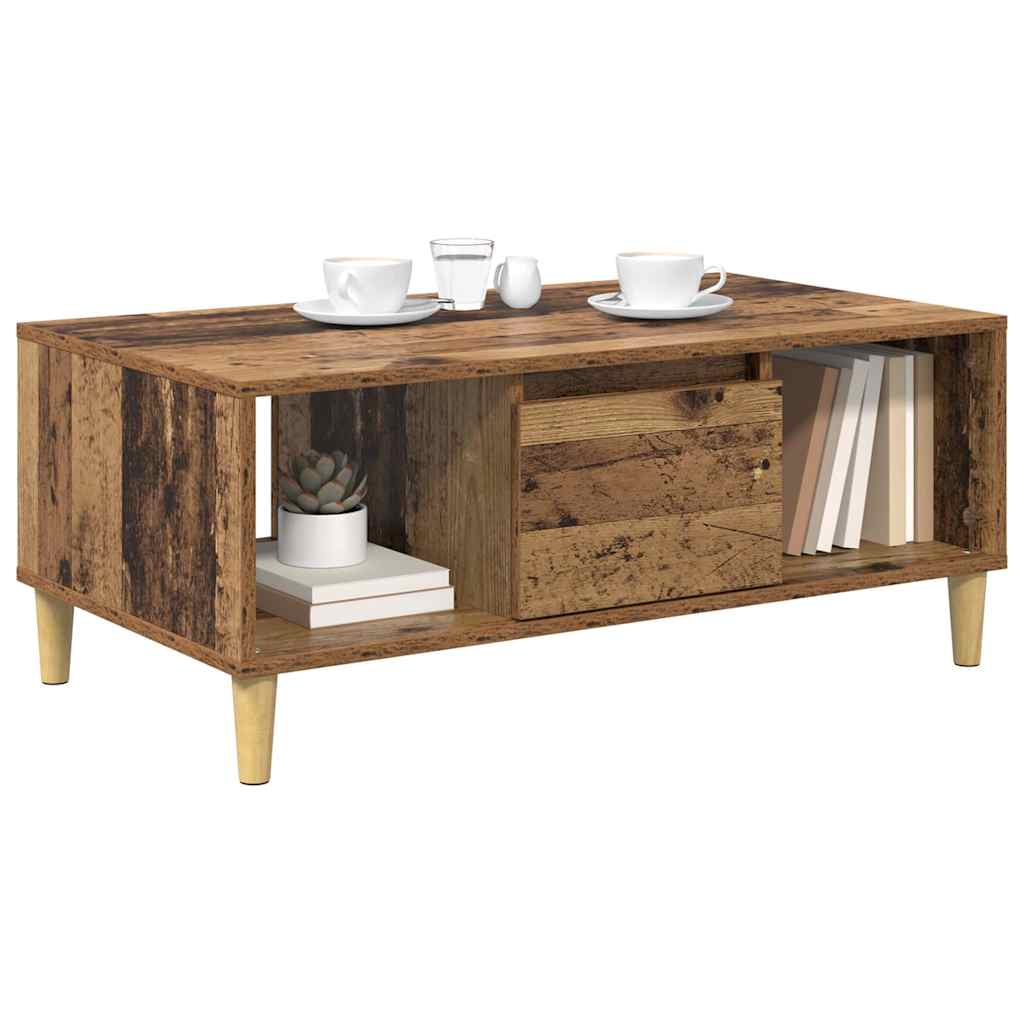 Dohányzóasztal Öreg fa 90 x 50 x 26.5 cm Szerelt Fa