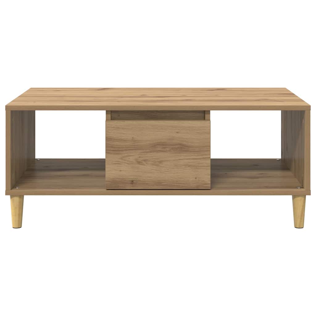 Dohányzóasztal Artisan tölgy 90 x 50 x 26.5 cm Szerelt Fa