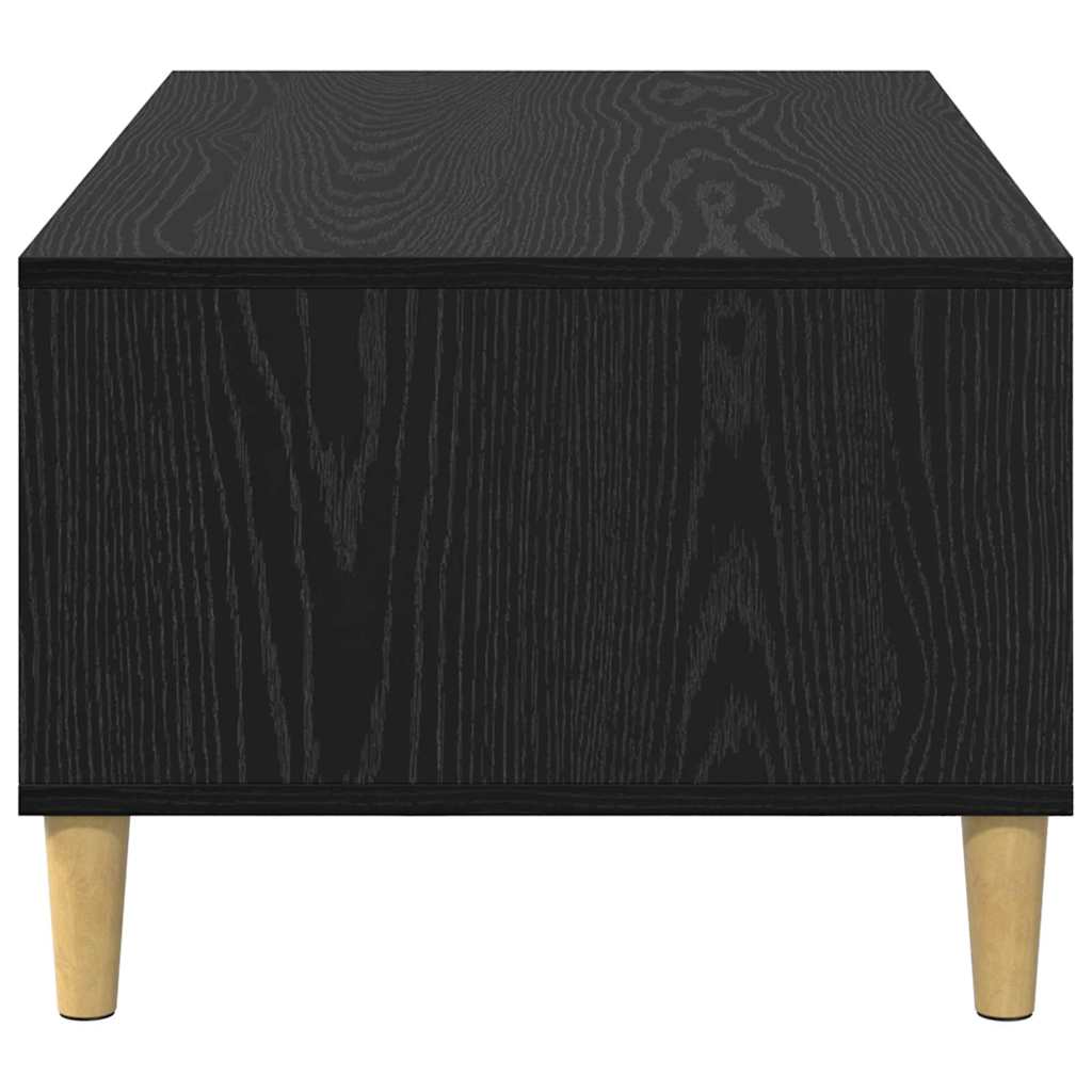 Dohányzóasztal fiókkal Fekete tölgy 90 x 50 x 26.5 cm Faanyag