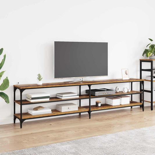 TV szekrény Öreg fa 200 x 30 x 50 cm Műszaki fa és vas