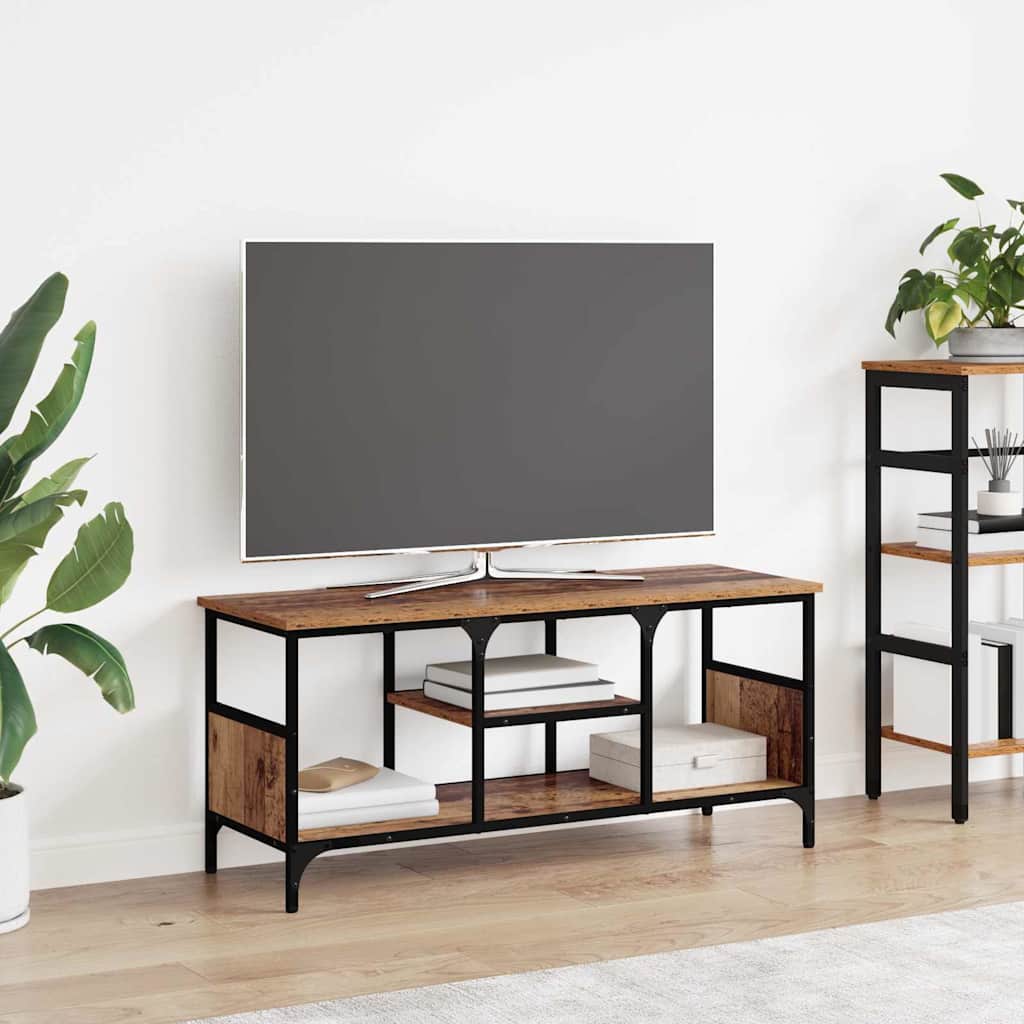 TV szekrény Öreg fa 100 x 35 x 45 cm Műszaki fa és vas