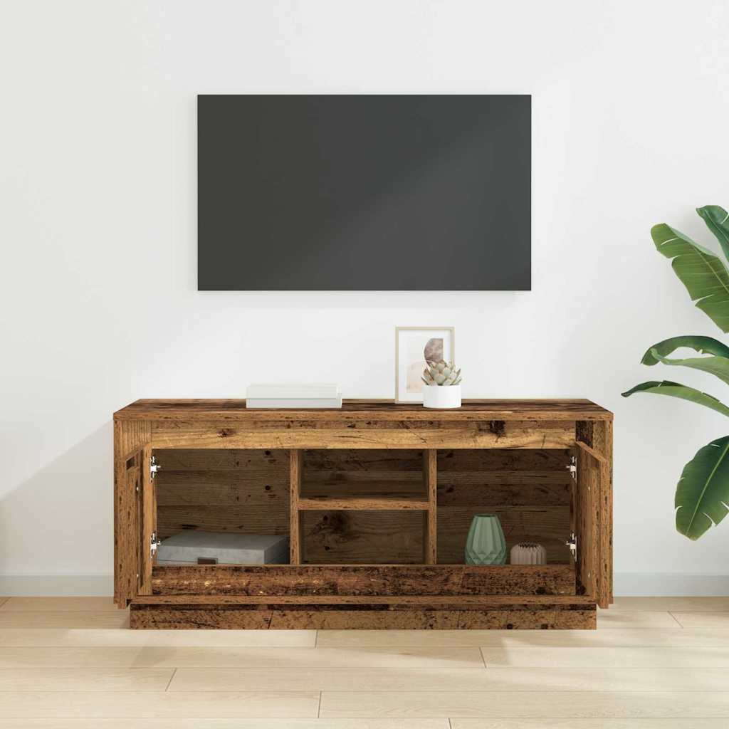 TV szekrény Öreg fa 102 x 35 x 45 cm Faanyag