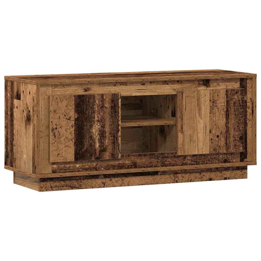 TV szekrény Öreg fa 102 x 35 x 45 cm Faanyag