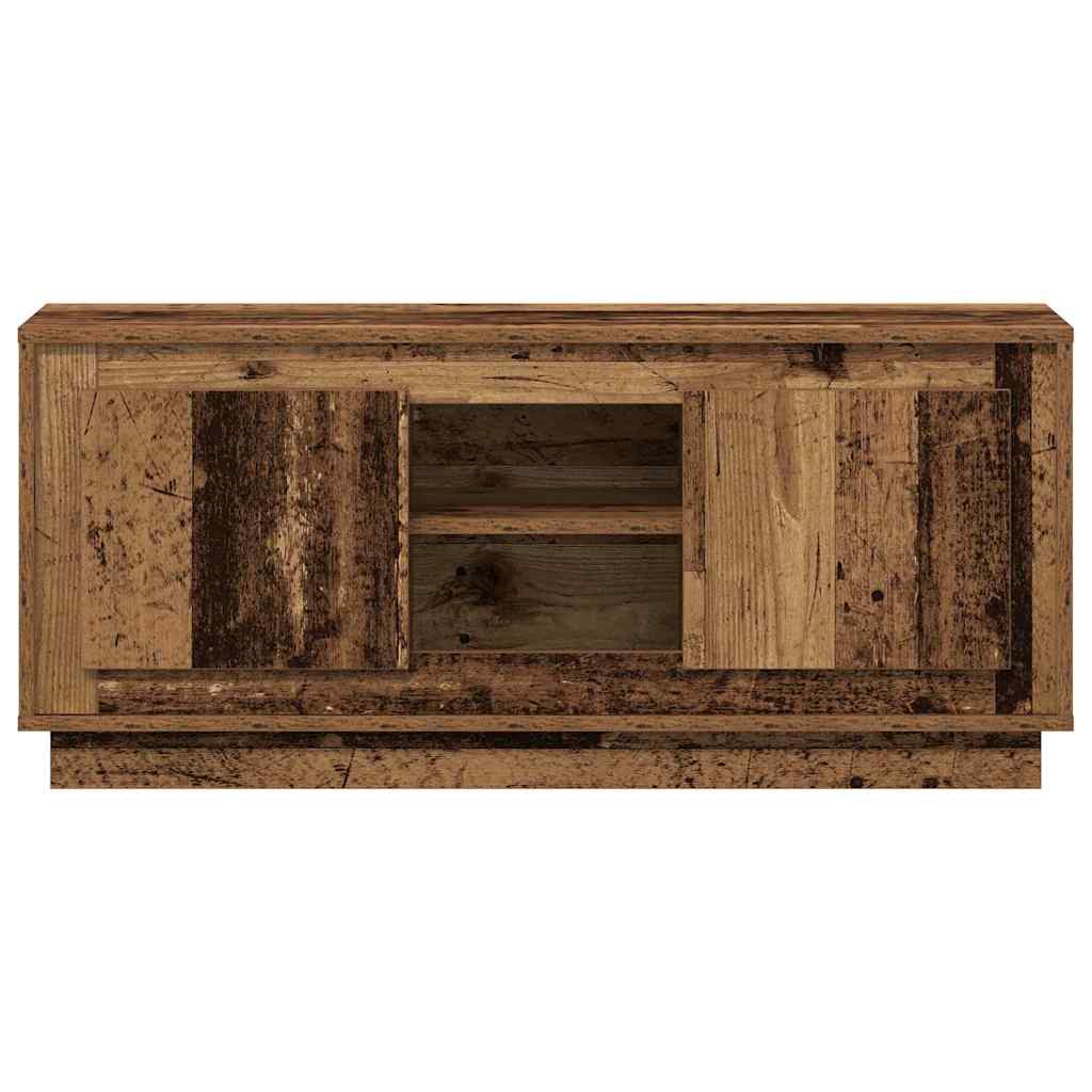 TV szekrény Öreg fa 102 x 35 x 45 cm Faanyag