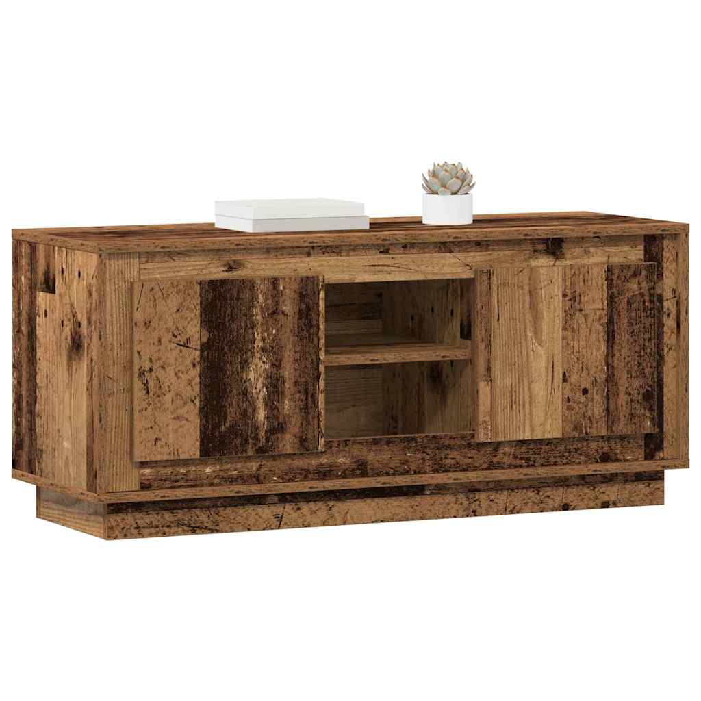 TV szekrény Öreg fa 102 x 35 x 45 cm Faanyag