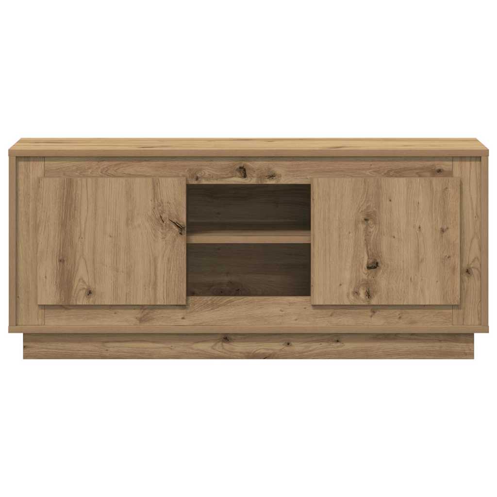 TV szekrény Artisan tölgy 102 x 35 x 45 cm Faanyag