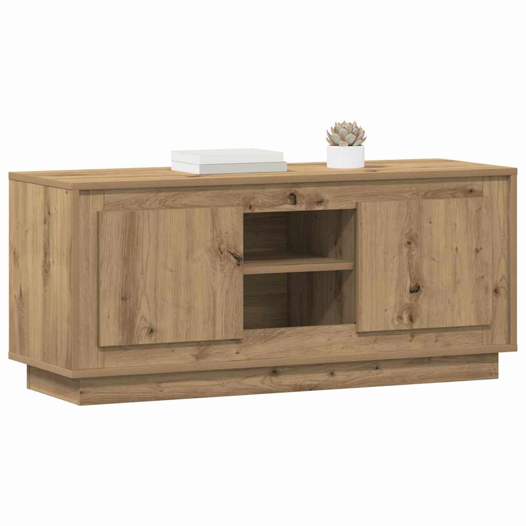 TV szekrény Artisan tölgy 102 x 35 x 45 cm Faanyag