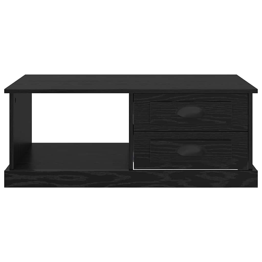 Dohányzóasztal Fekete tölgy 90 x 50 x 35 cm Szerelt Fa