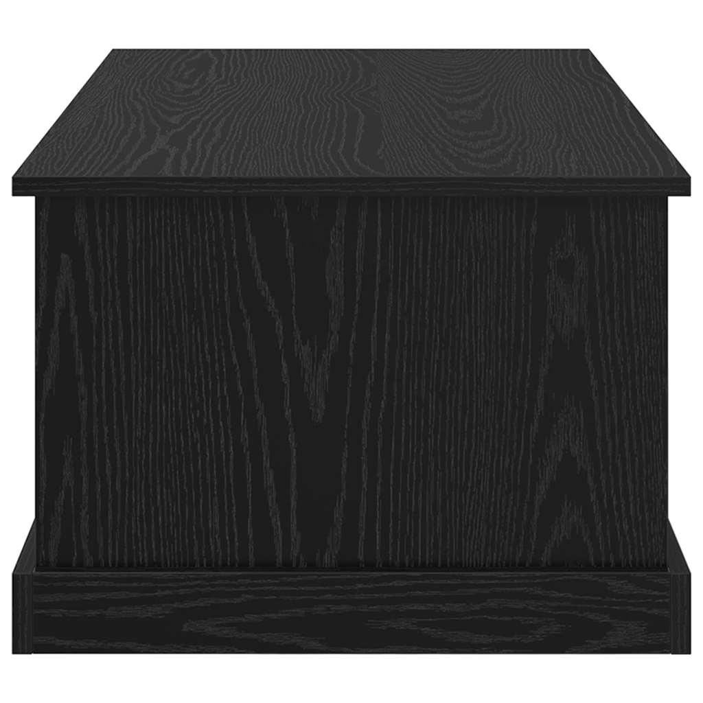 Dohányzóasztal Fekete tölgy 90 x 50 x 35 cm Szerelt Fa