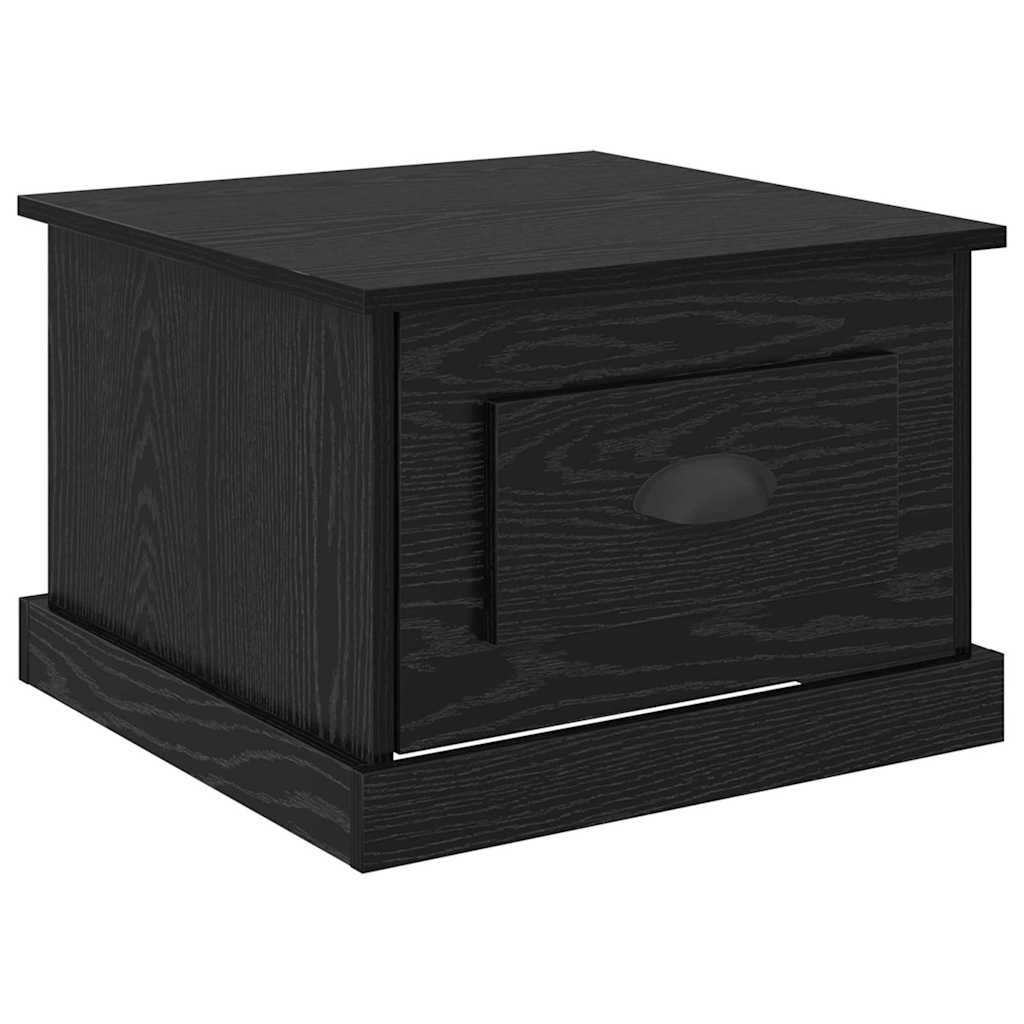 Dohányzóasztal Fekete tölgy 50 x 50 x 35 cm Szerelt Fa